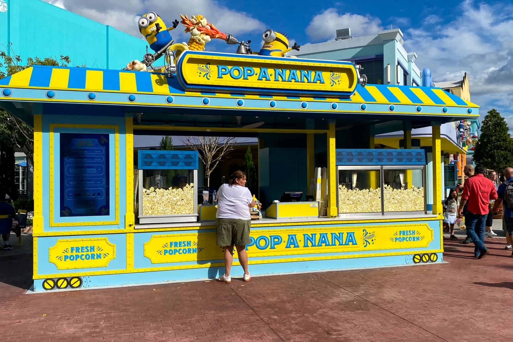 banana popcorn stand universal studios