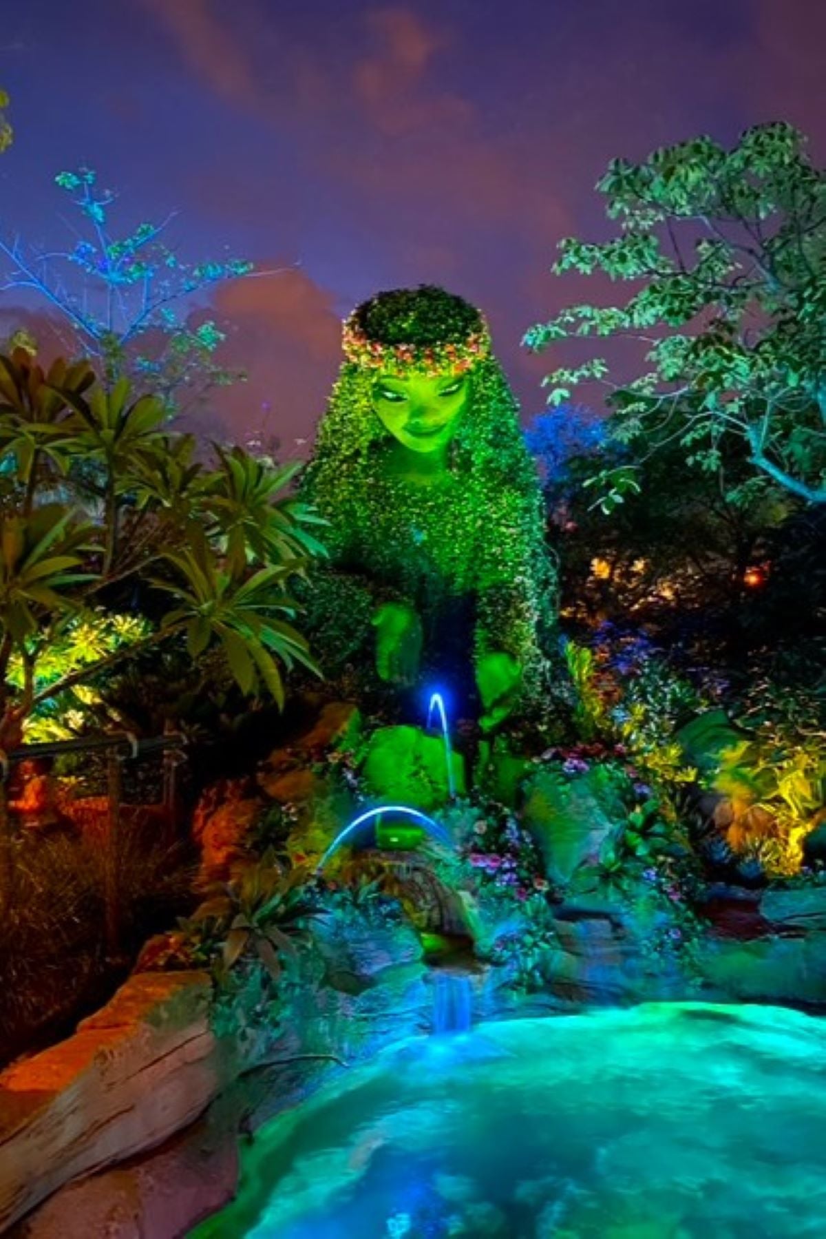 epcot moana journey of water at night