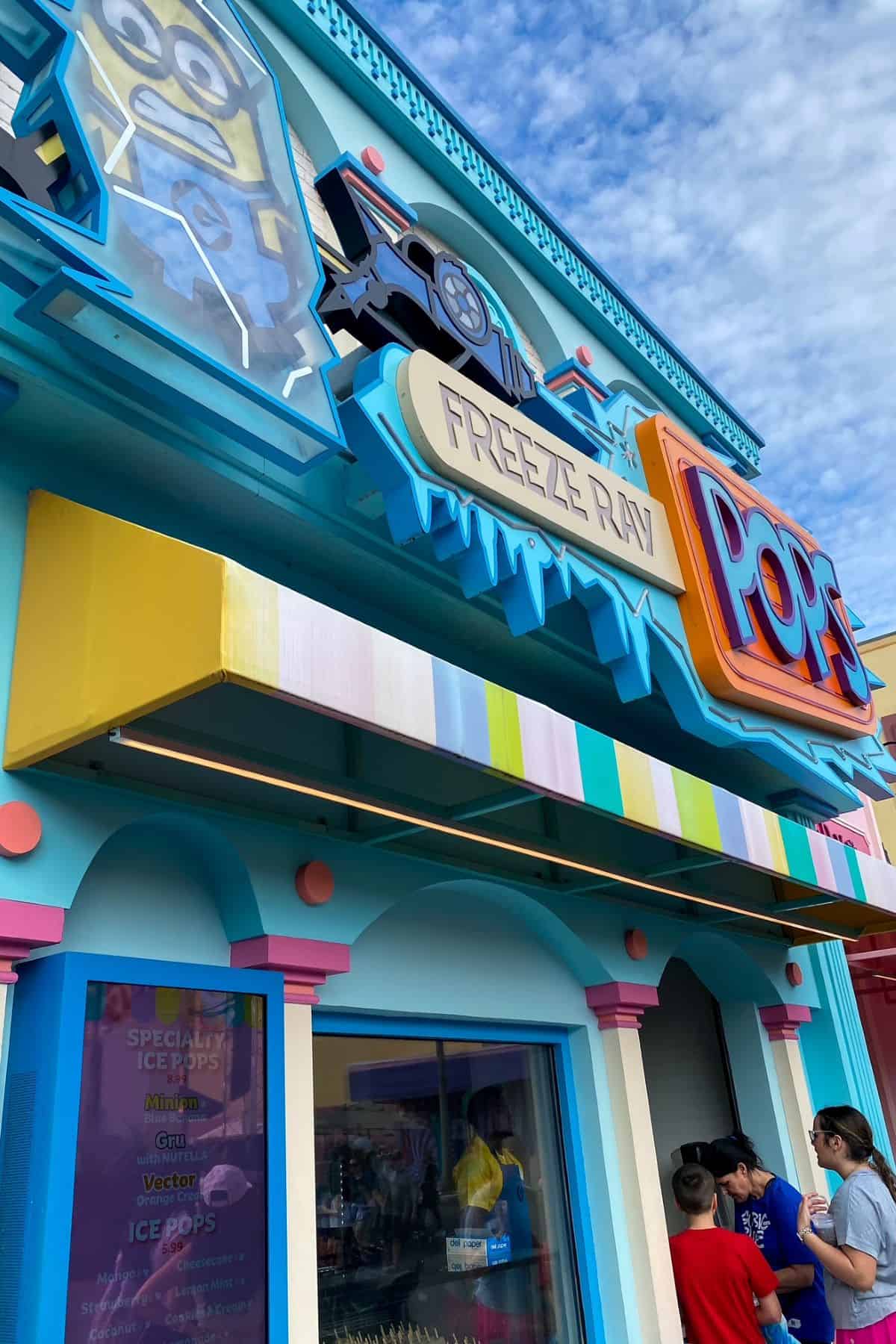 freeze ray pops exterior