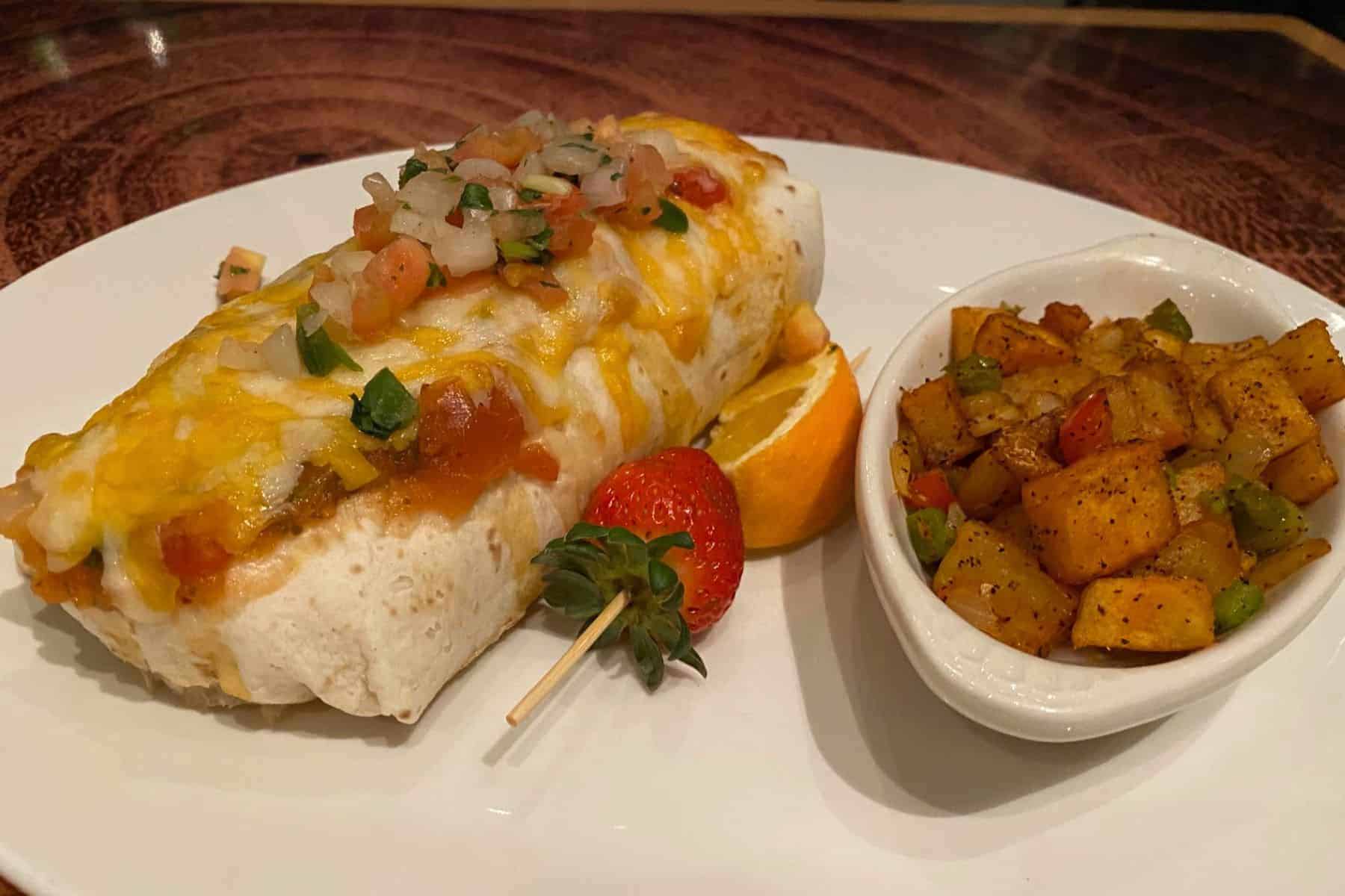 rainforest cafe breakfast burrito