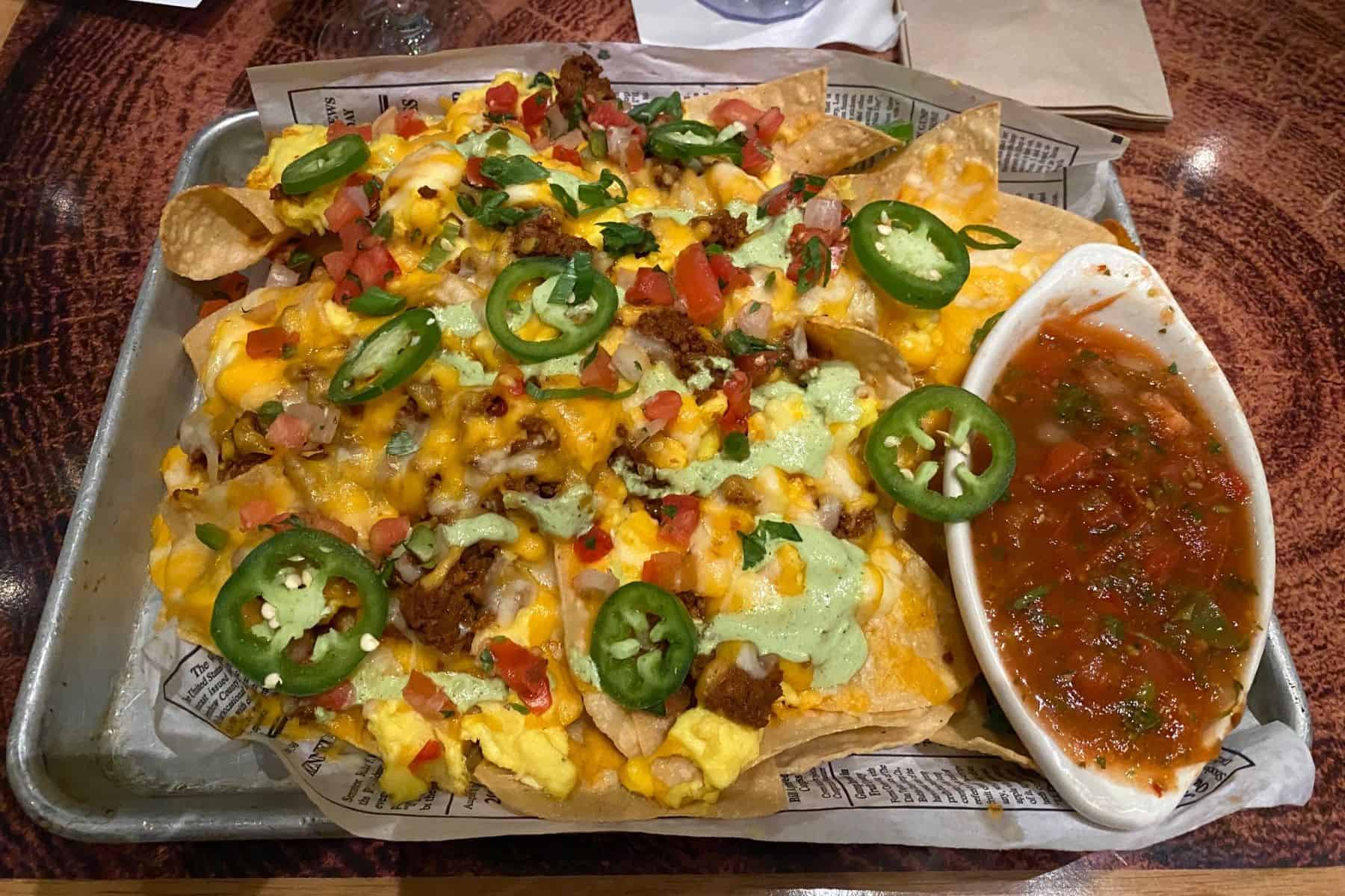 rainforest cafe breakfast nachos