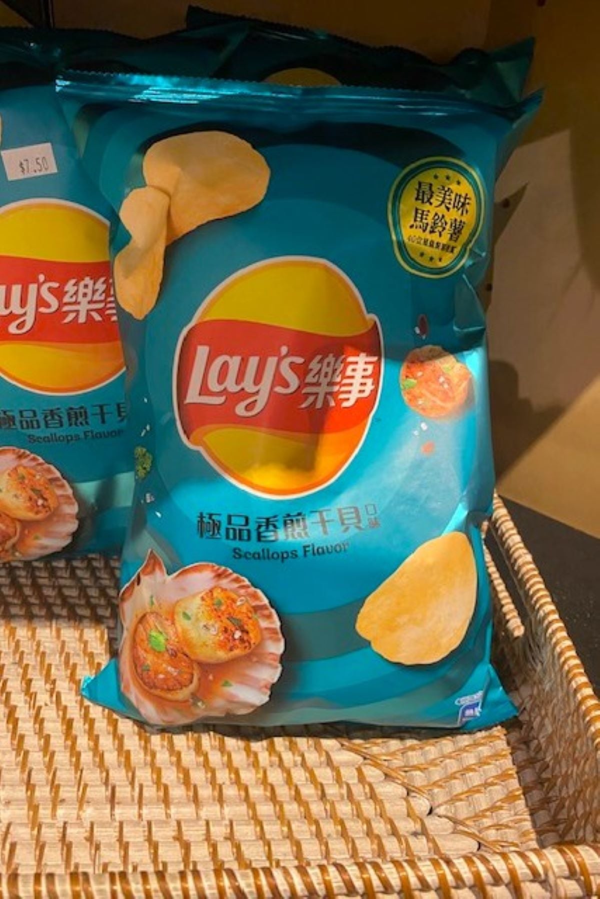 scallop flavored lays chips