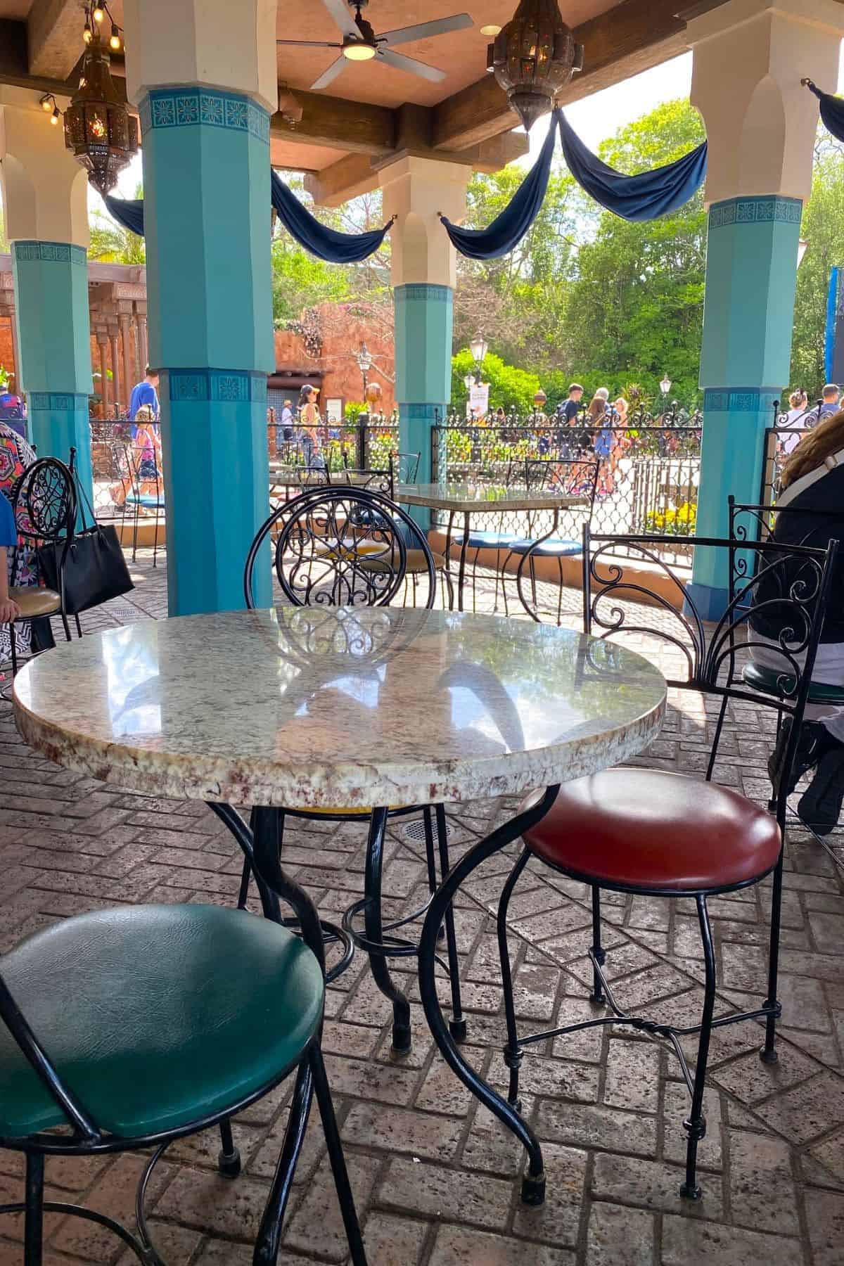 spice road table epcot table and chairs under covered patio