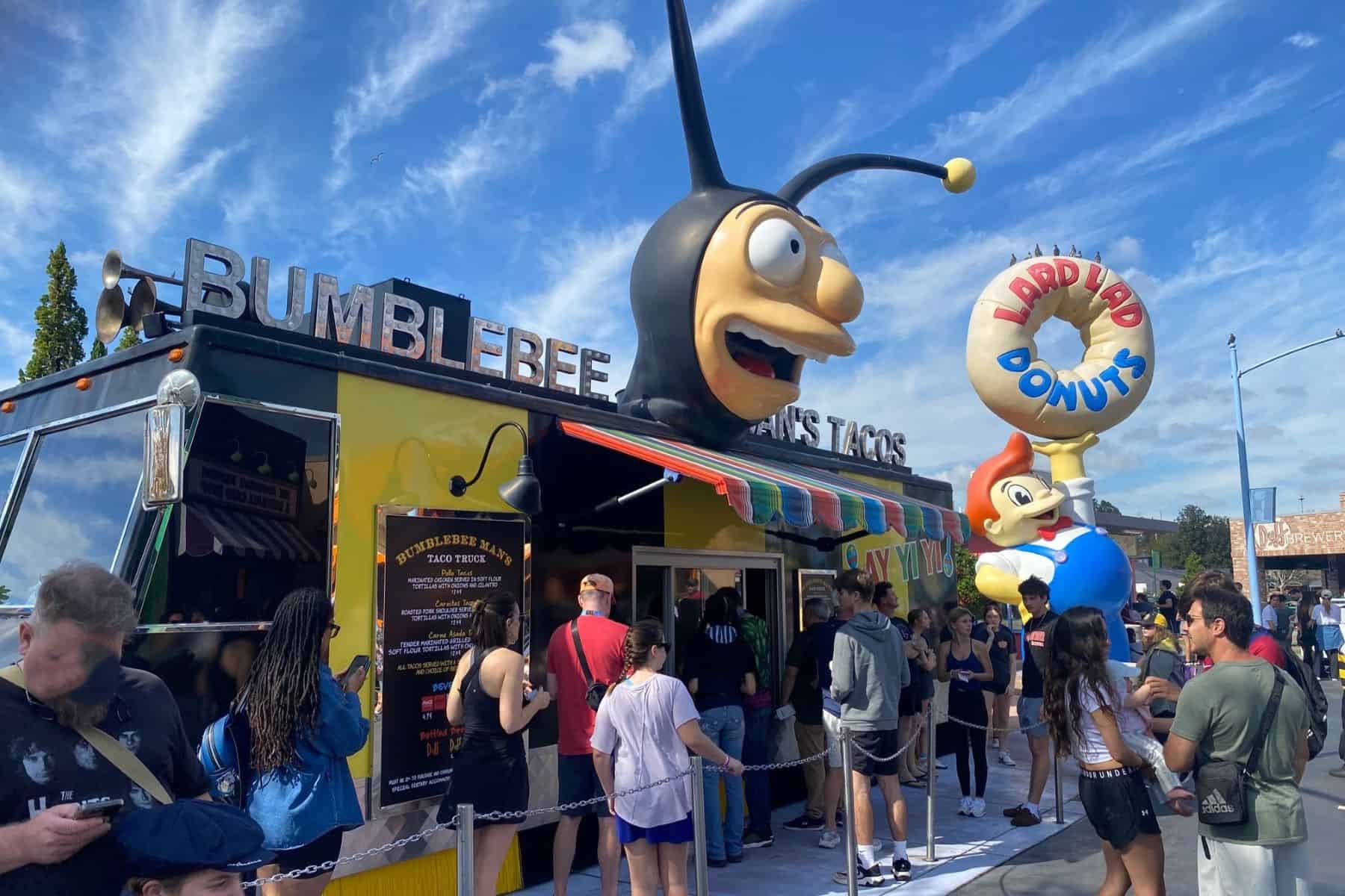 universal studio's bumblebee man's tacos
