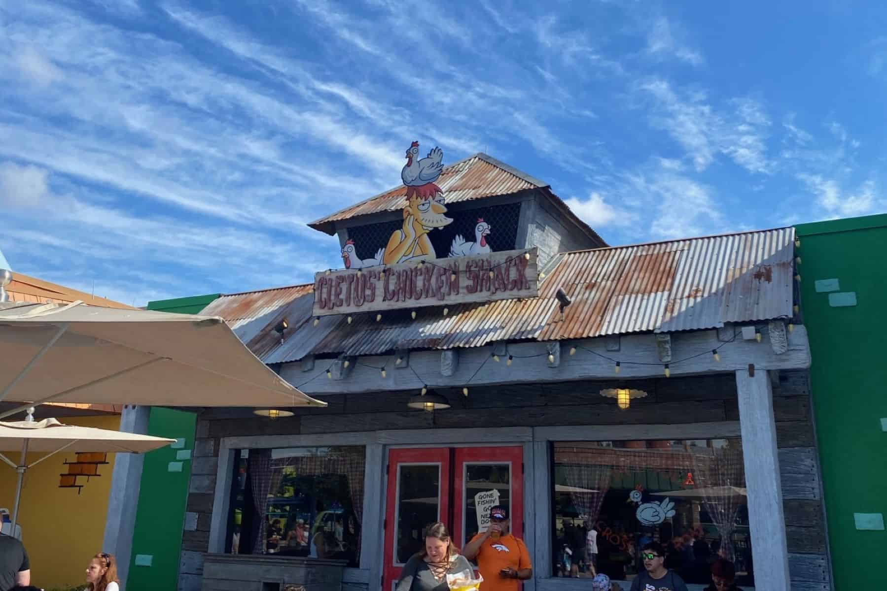 universal studios cleetus chicken shack