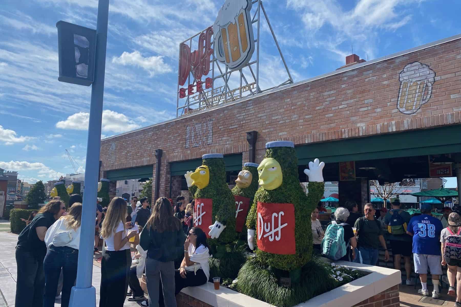 universal studios duff beer