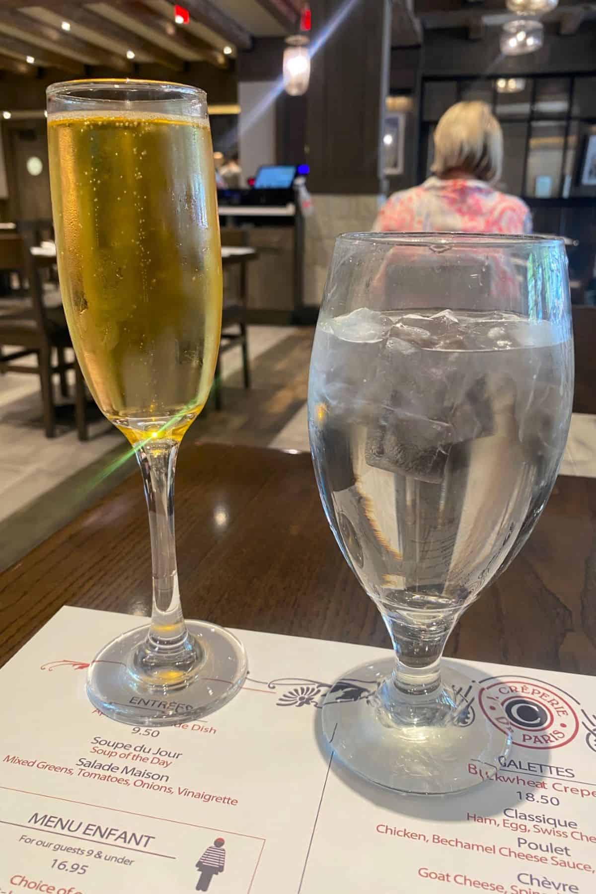 La Crêperie de Paris cider brut