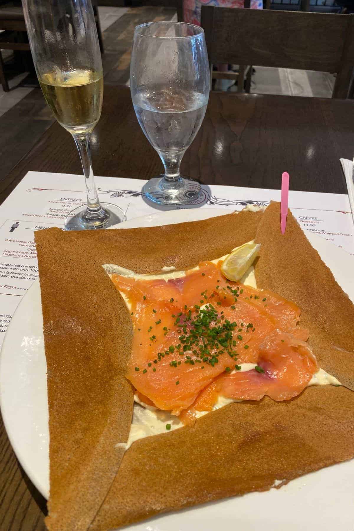 La Crêperie de Paris samoun galette