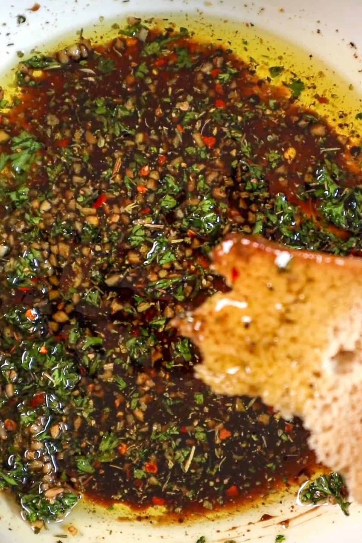 balsamic vinegar and olive oil sauce for bread