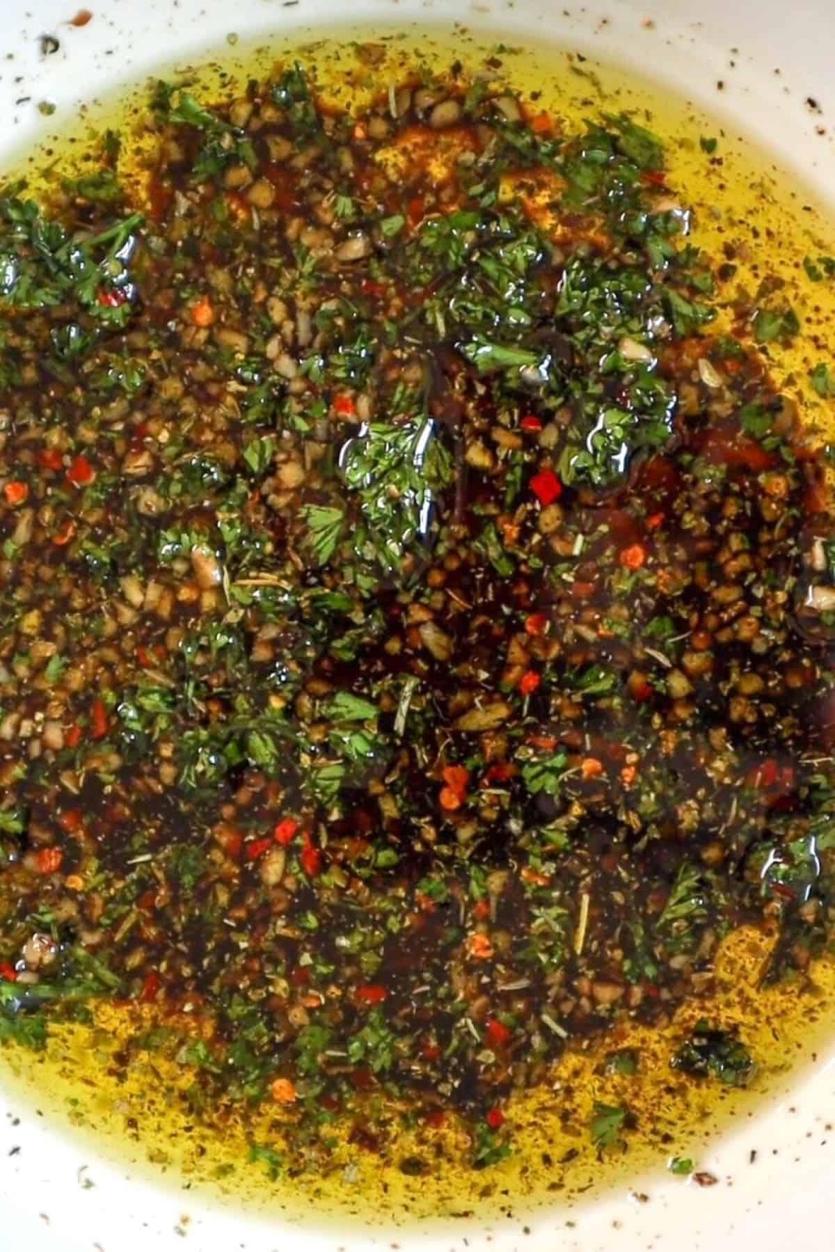 balsamic vinegar & olive oil for bread dipping