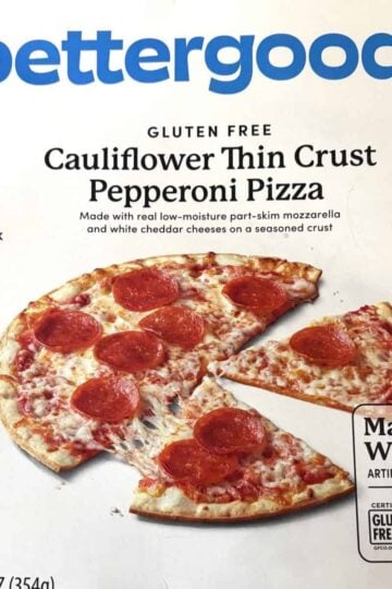 bettergoods gluten free cauliflower thin crust pepperoni pizza post