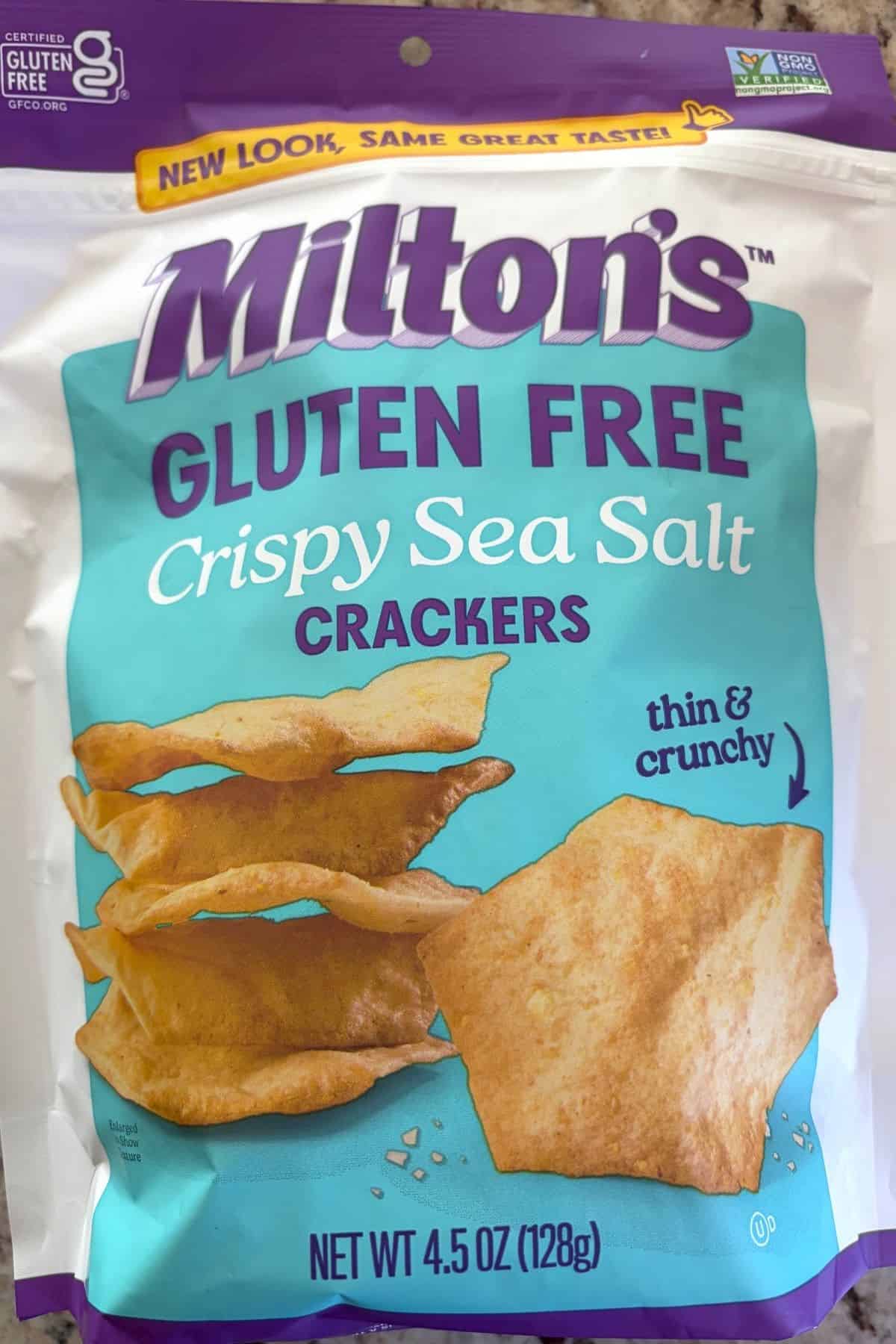 miltons gluten free sea salt crackers