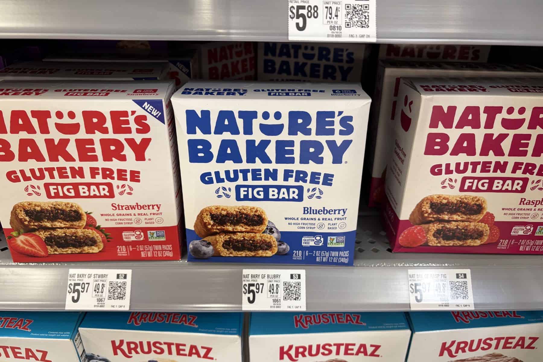 natures bakery gluten free fig bars flavors