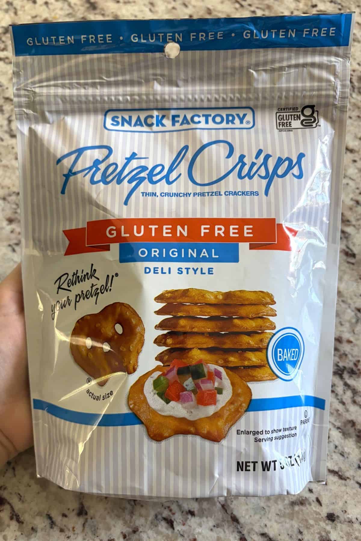 snack factory gluten free pretzel crisps