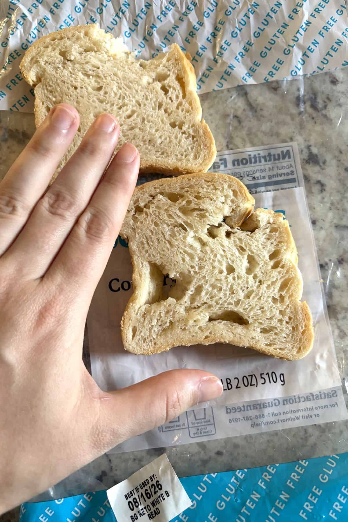 bettergoods Gluten Free Country White Bread size