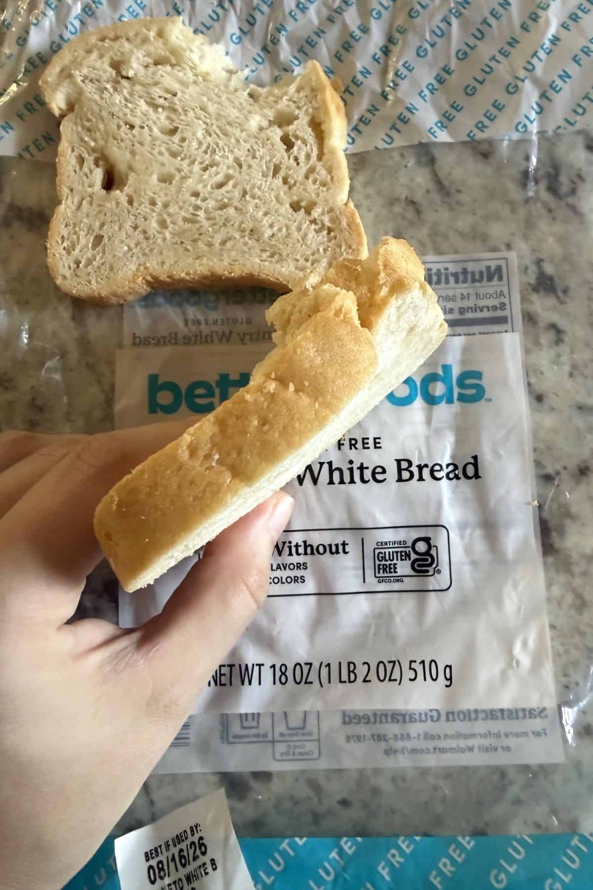 bettergoods Gluten Free Country White Bread thickness