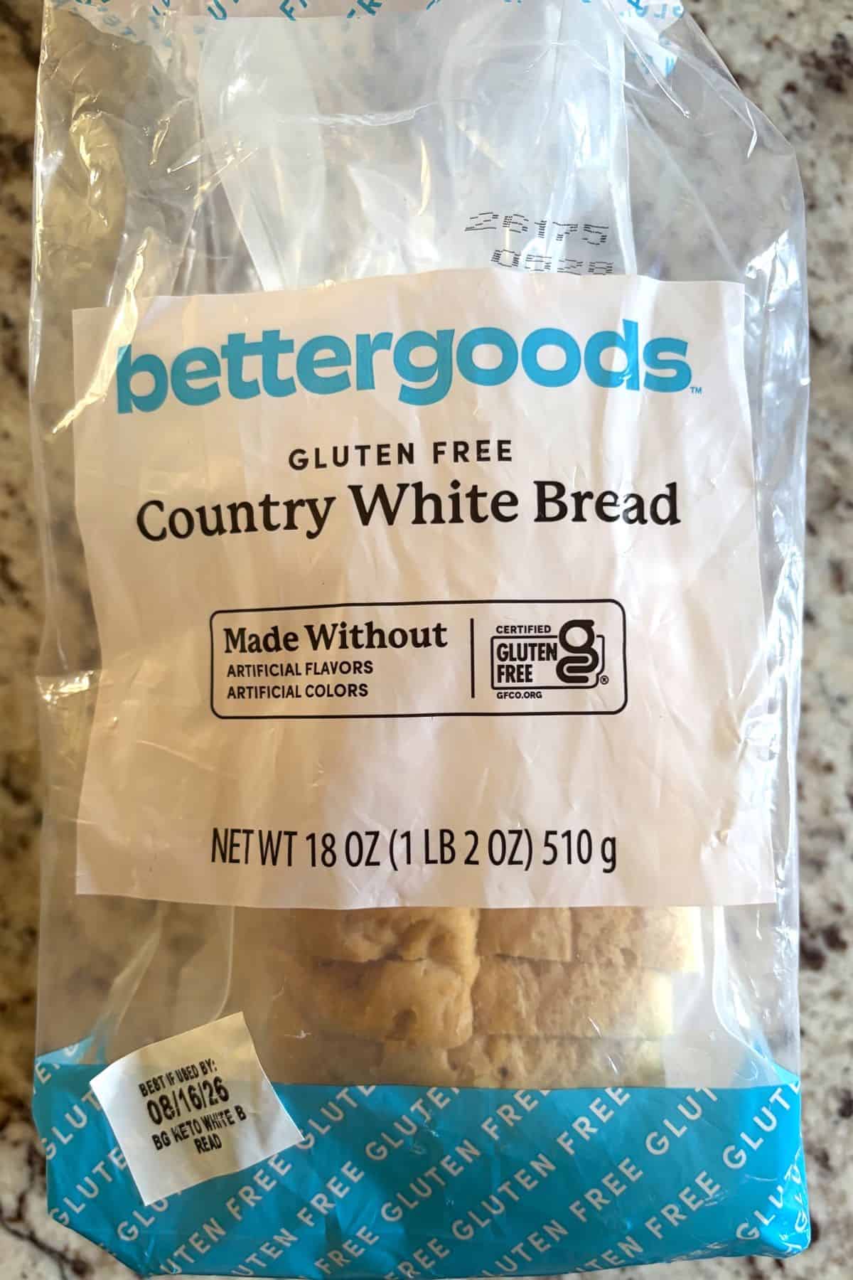 bettergoods Gluten Free Country White Bread