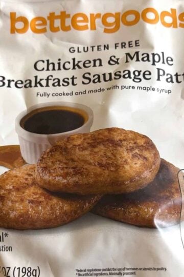 bettergoods Gluten Free Maple Chicken Sausage Patties post cover