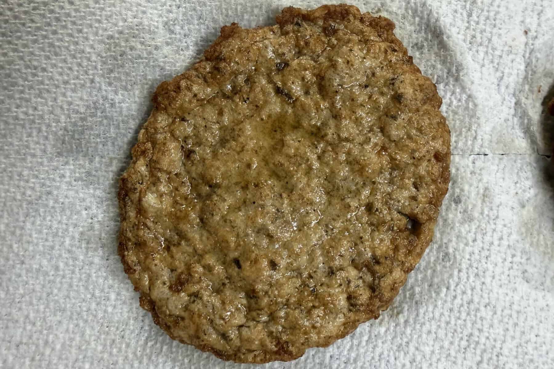 bettergoods Gluten Free Maple Chicken Sausage Patties upclose
