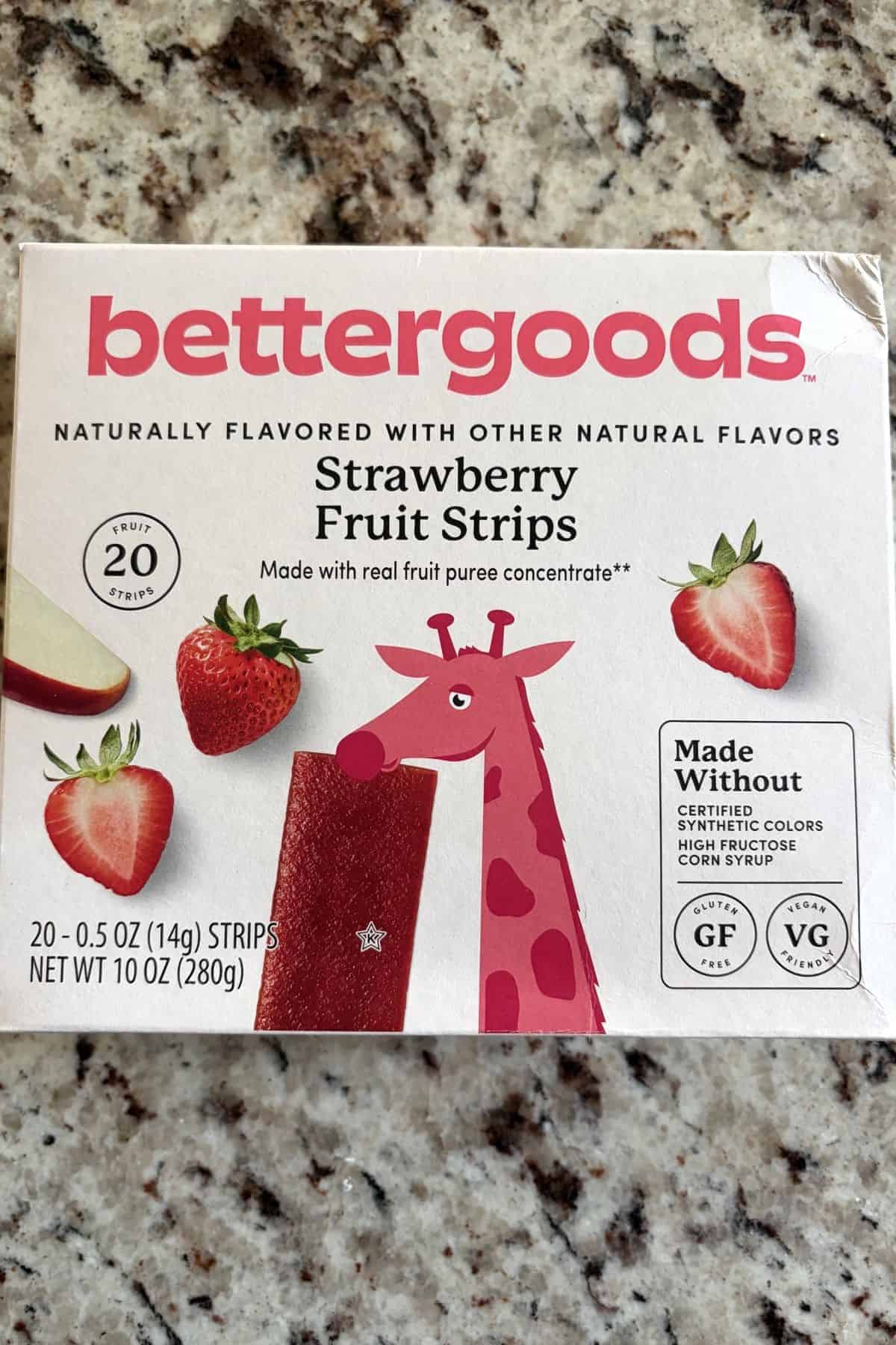 bettergoods Strawberry Fruit Strips