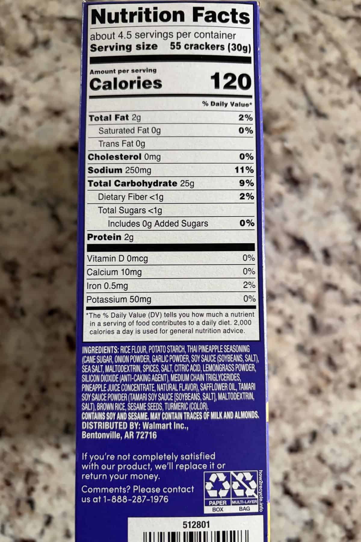 bettergoods-Thai-Style-Pineapple-Fried-Rice-Cracker-nutrition
