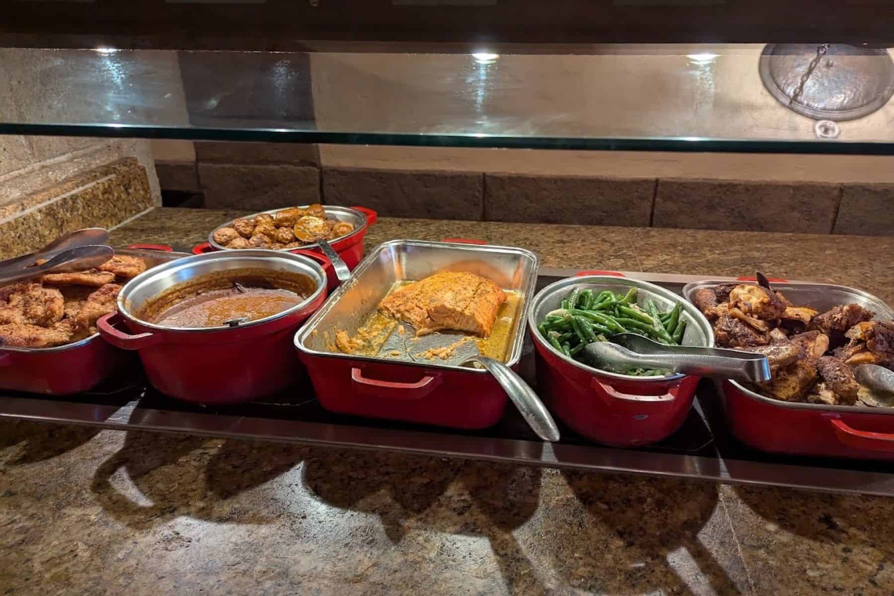 biergarten restaurant buffet items