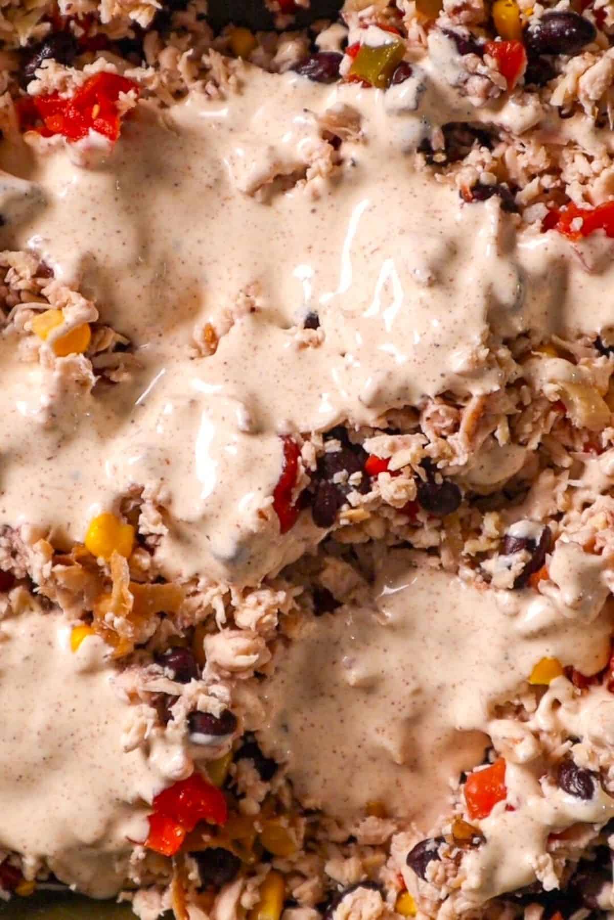 chicken salad with southwest dressing