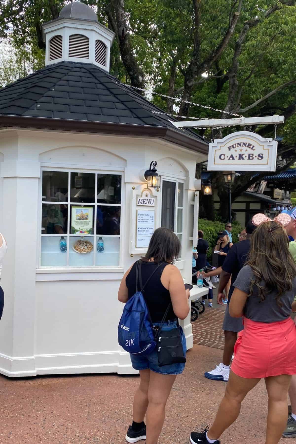 funnel cake stand epcot