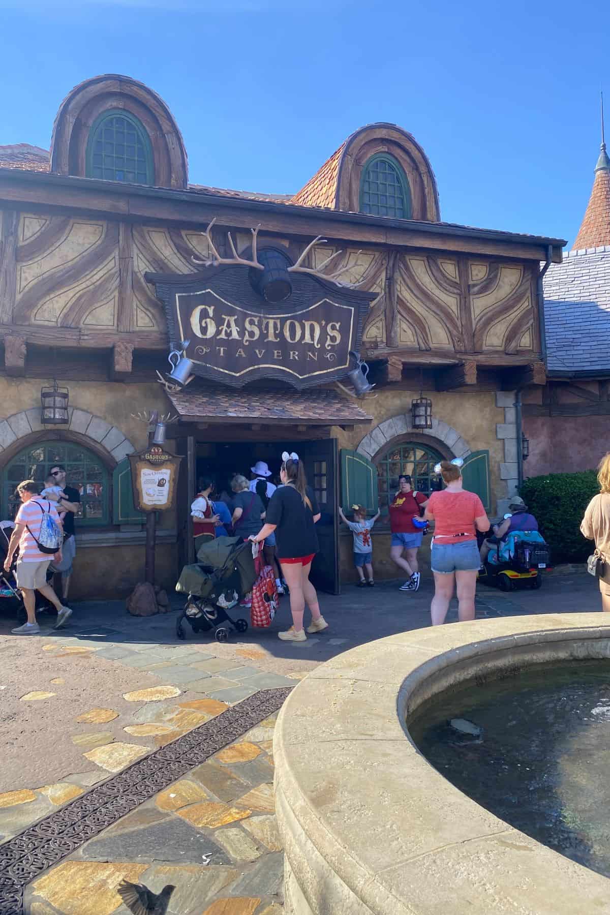 magic kingdom gastons tavern