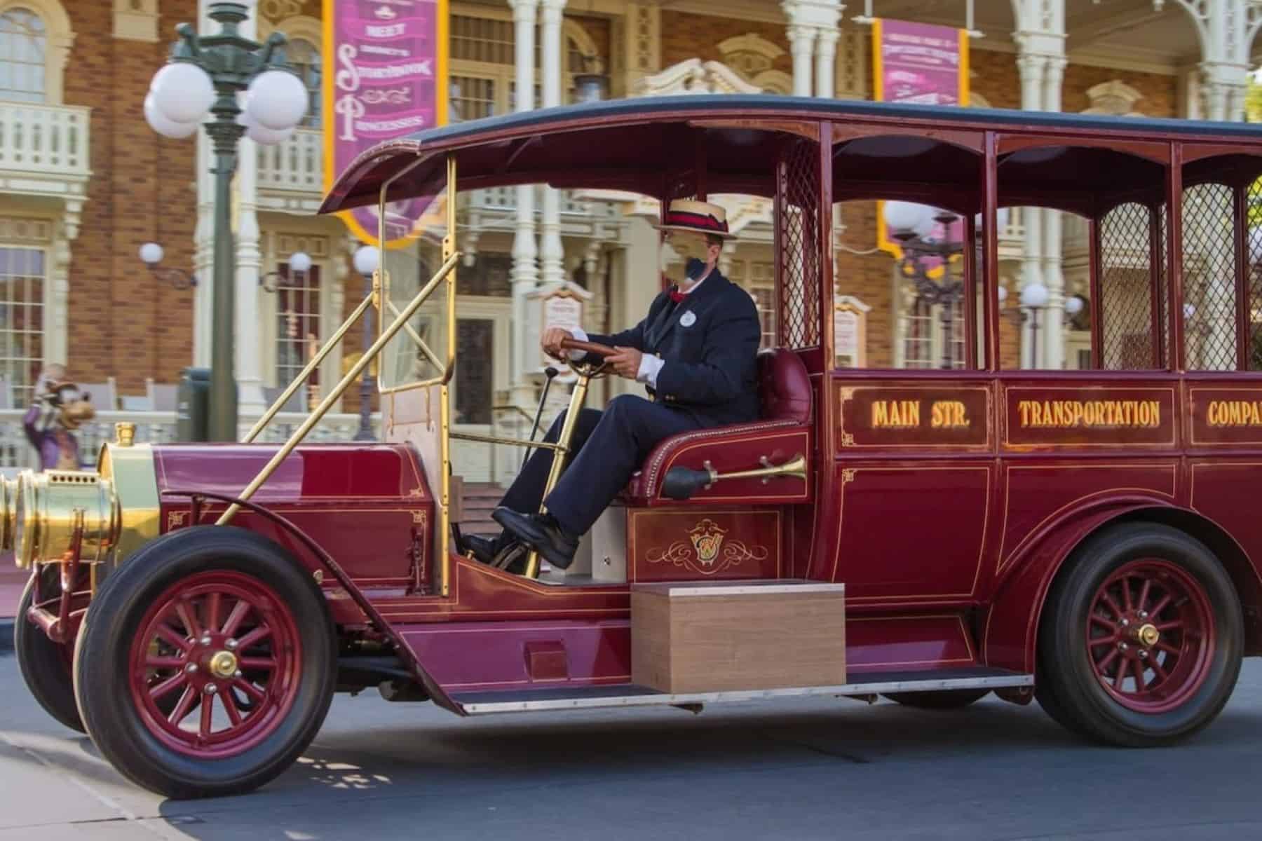 main street vehicles magic kingdom