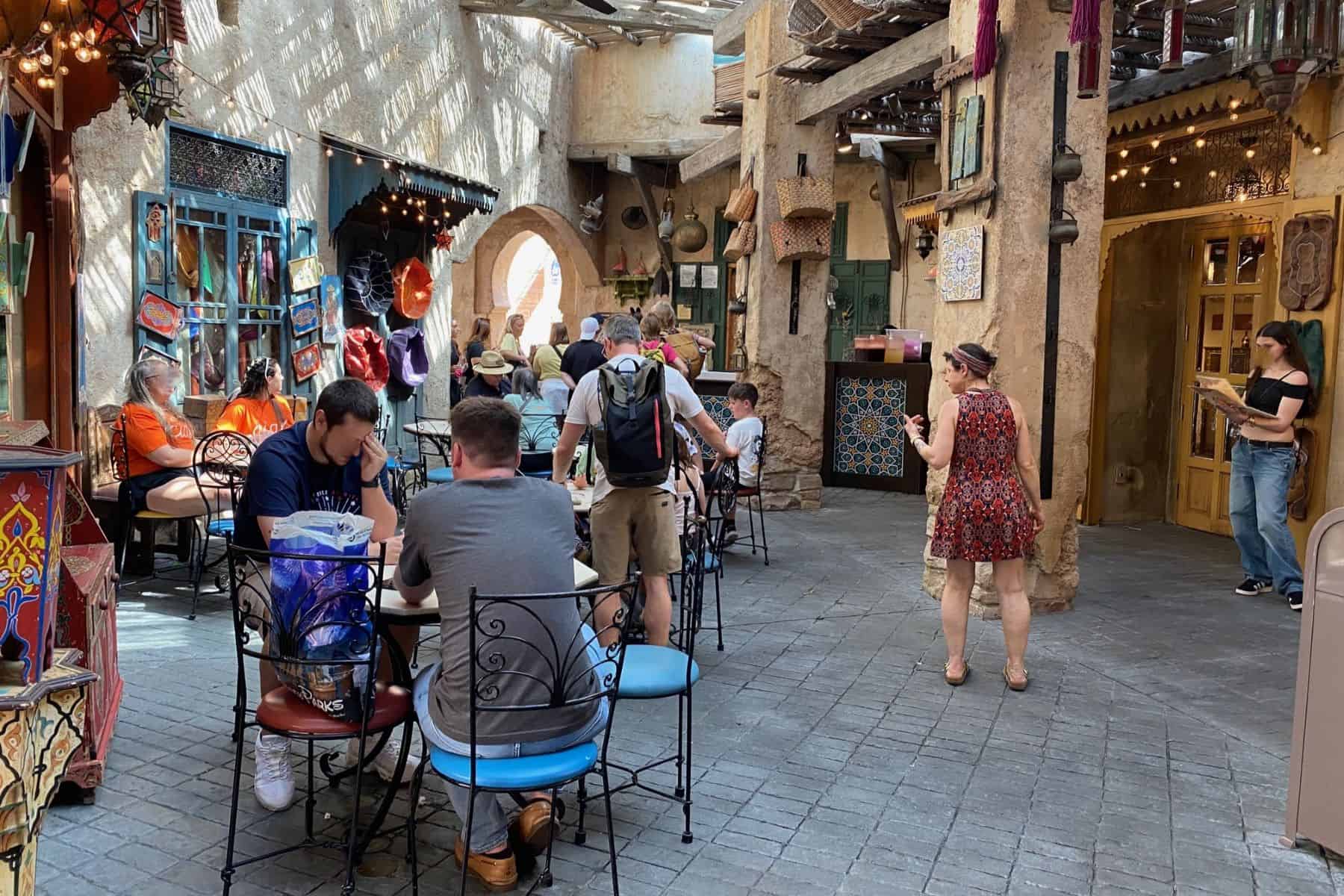 morocco pavilion seating area epcot_1