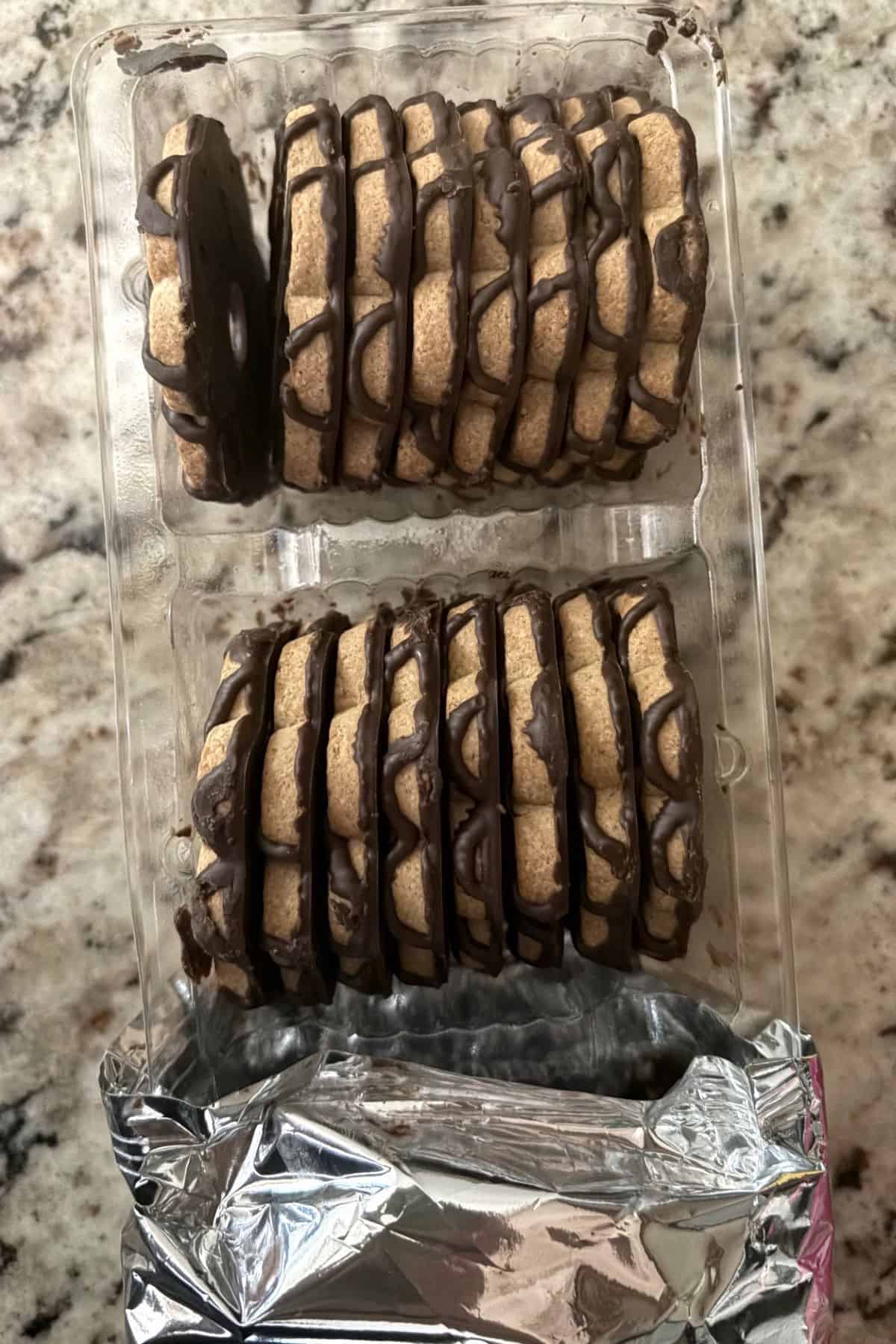 Goodie Girl Cookies Gluten Free Baked Fudge Striped Cookies in package