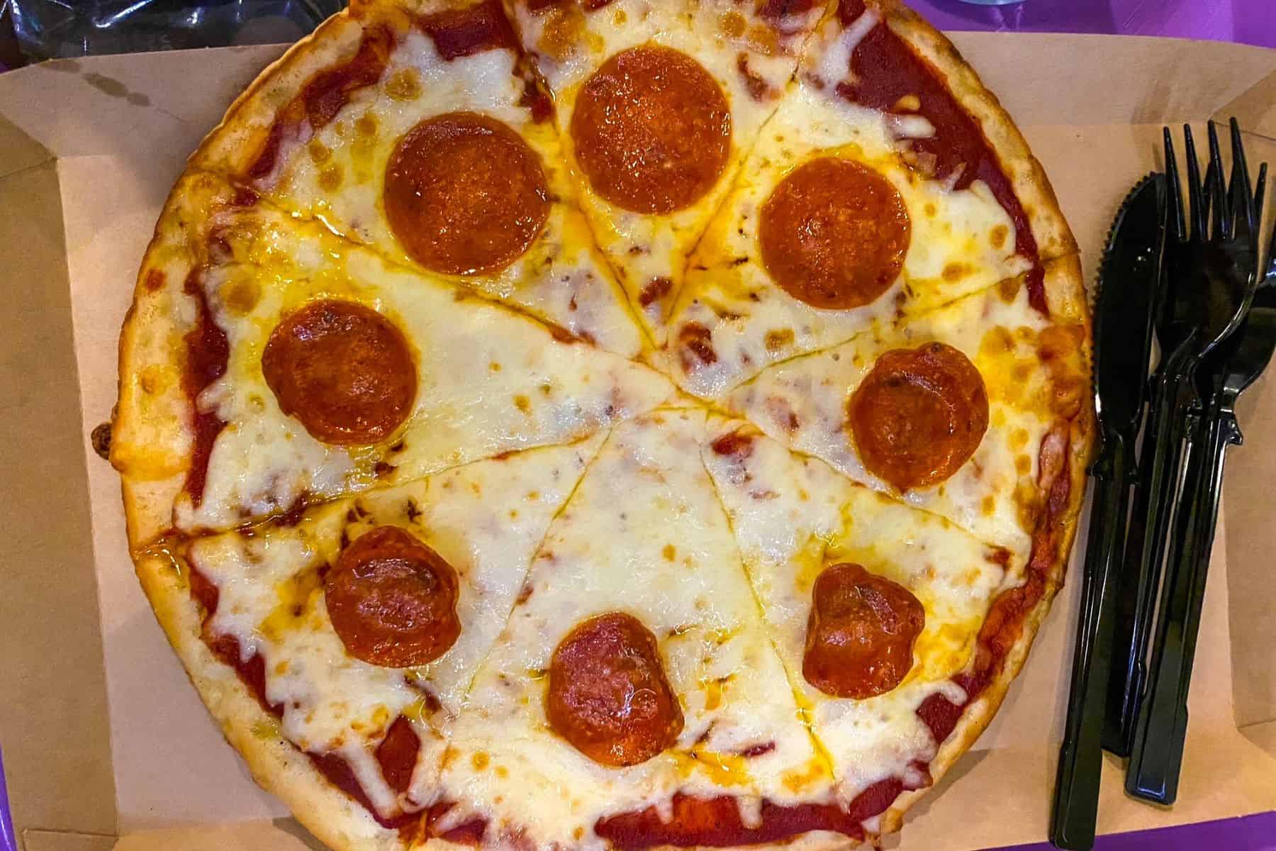 Pinocchio Village Haus gluten free pepperoni pizza