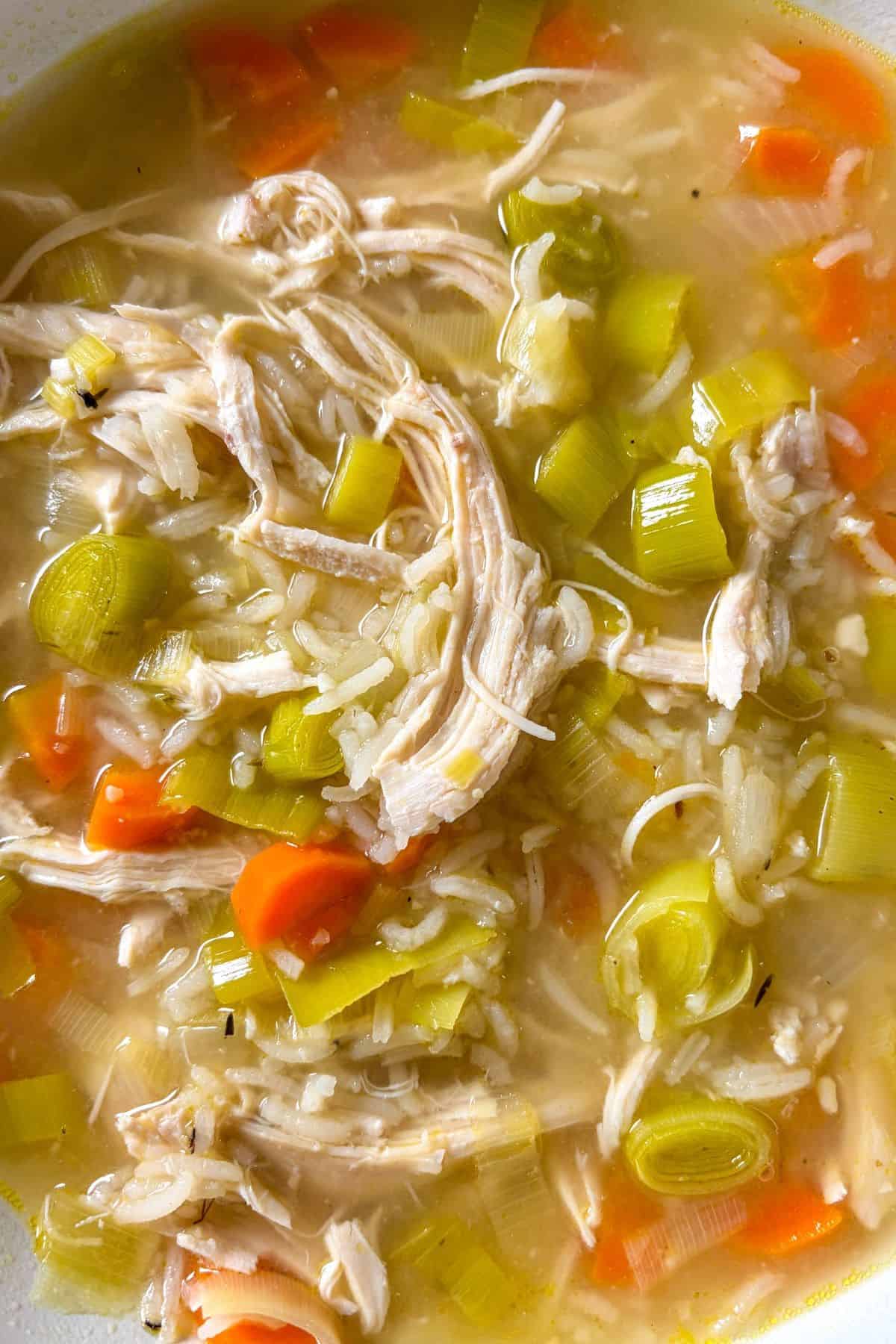 chicken and leek soup