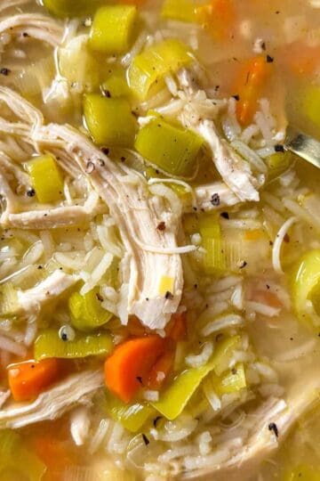 chicken leek soup recipe