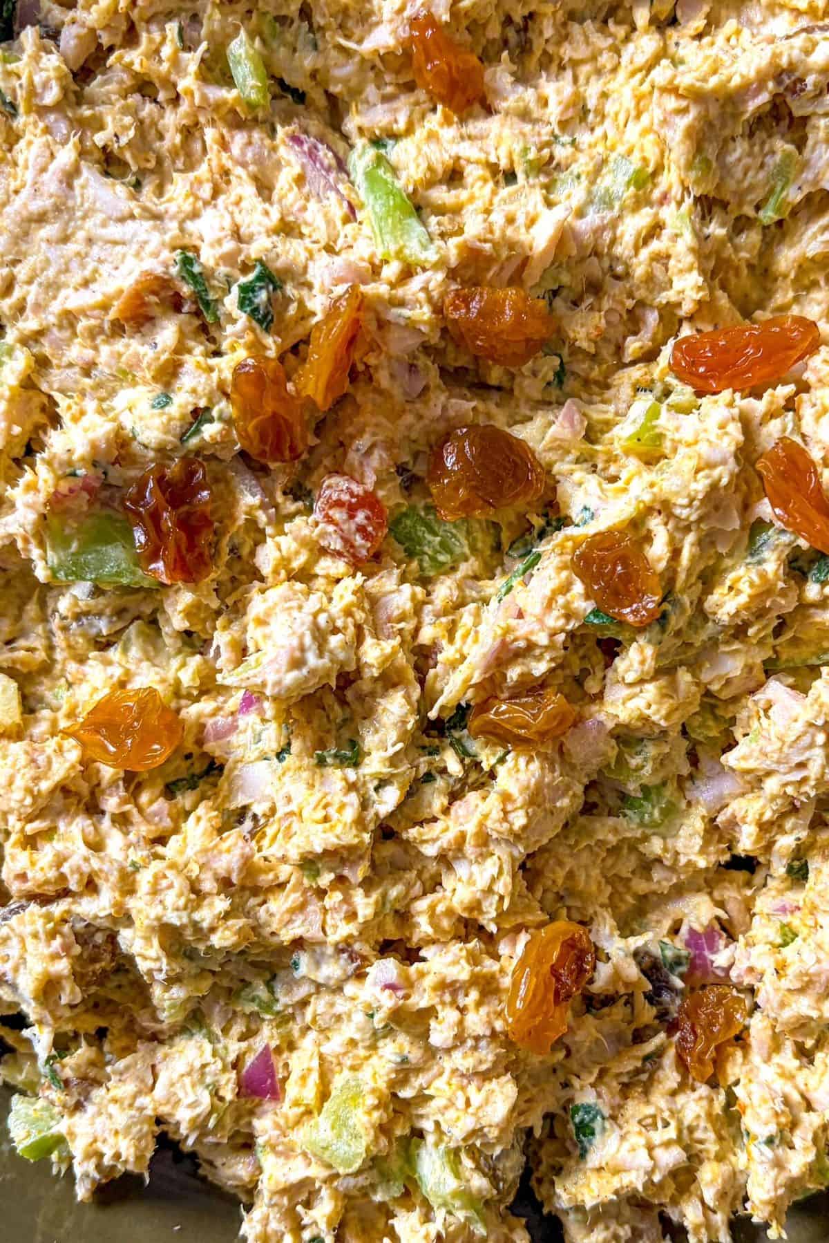 chicken salad with curry