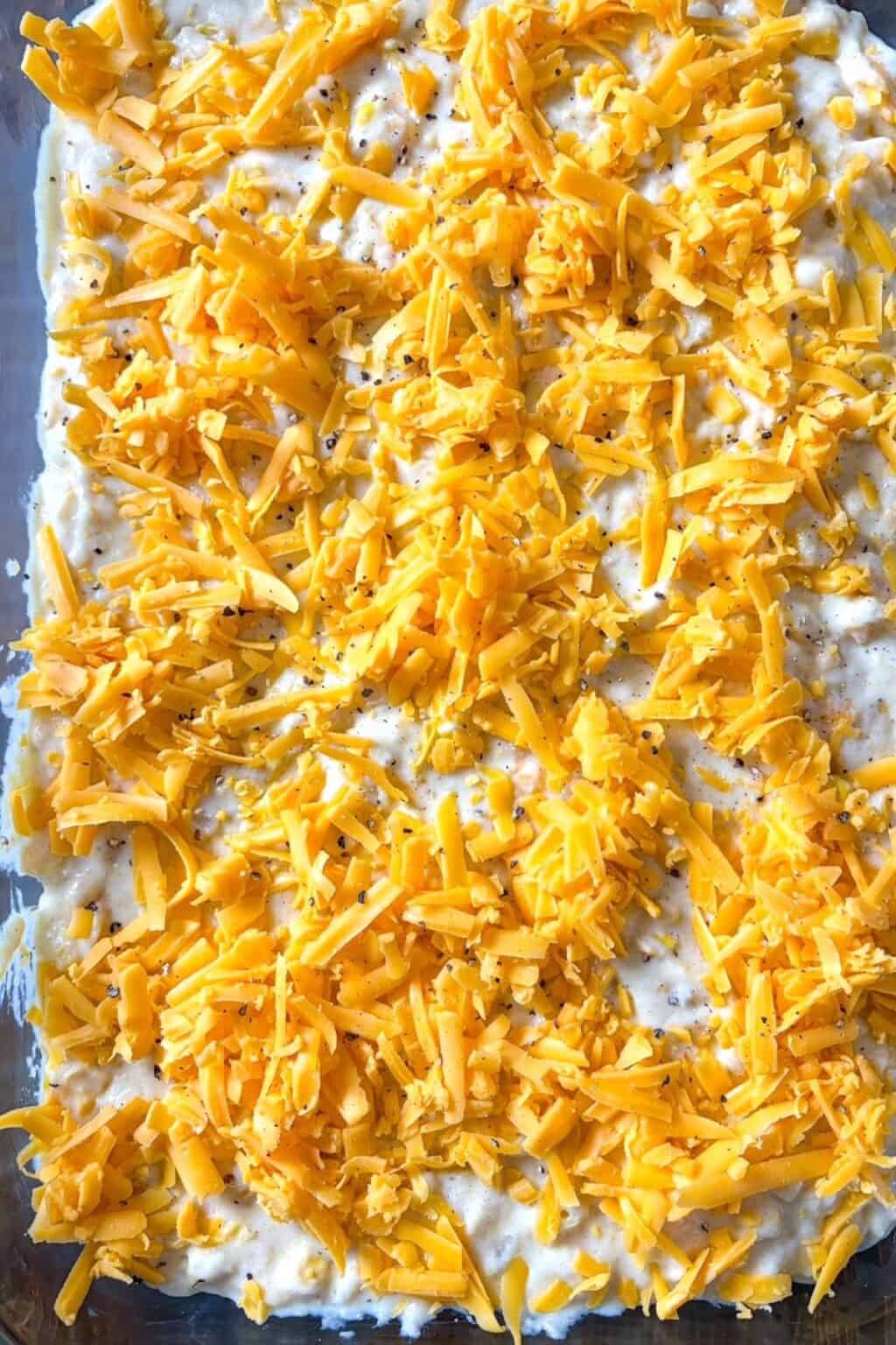 Honey Garlic Cornbread Casserole - Must Love Garlic